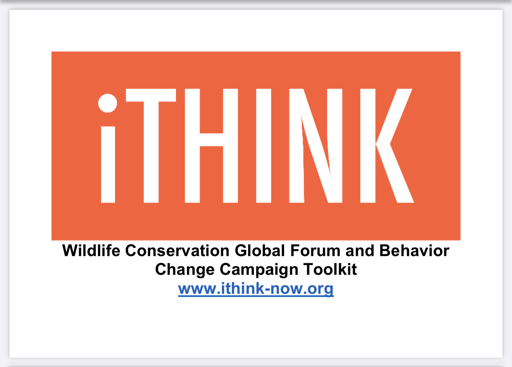 iThink Campaign  image